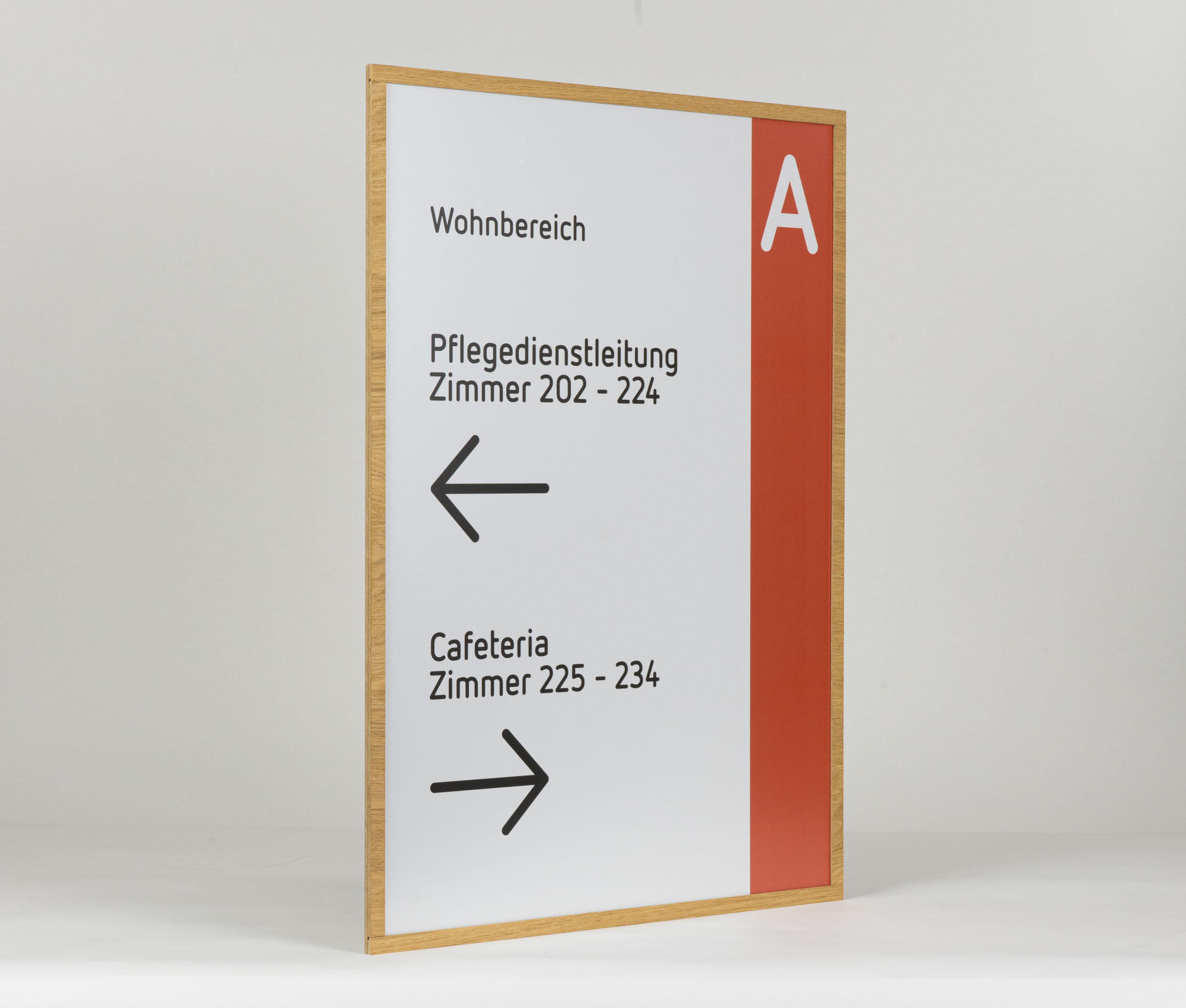 Infoschild WOOD.eiche Einschub