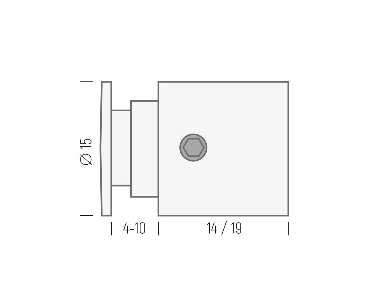 Wandhalter iNOX w15.14, w15.19