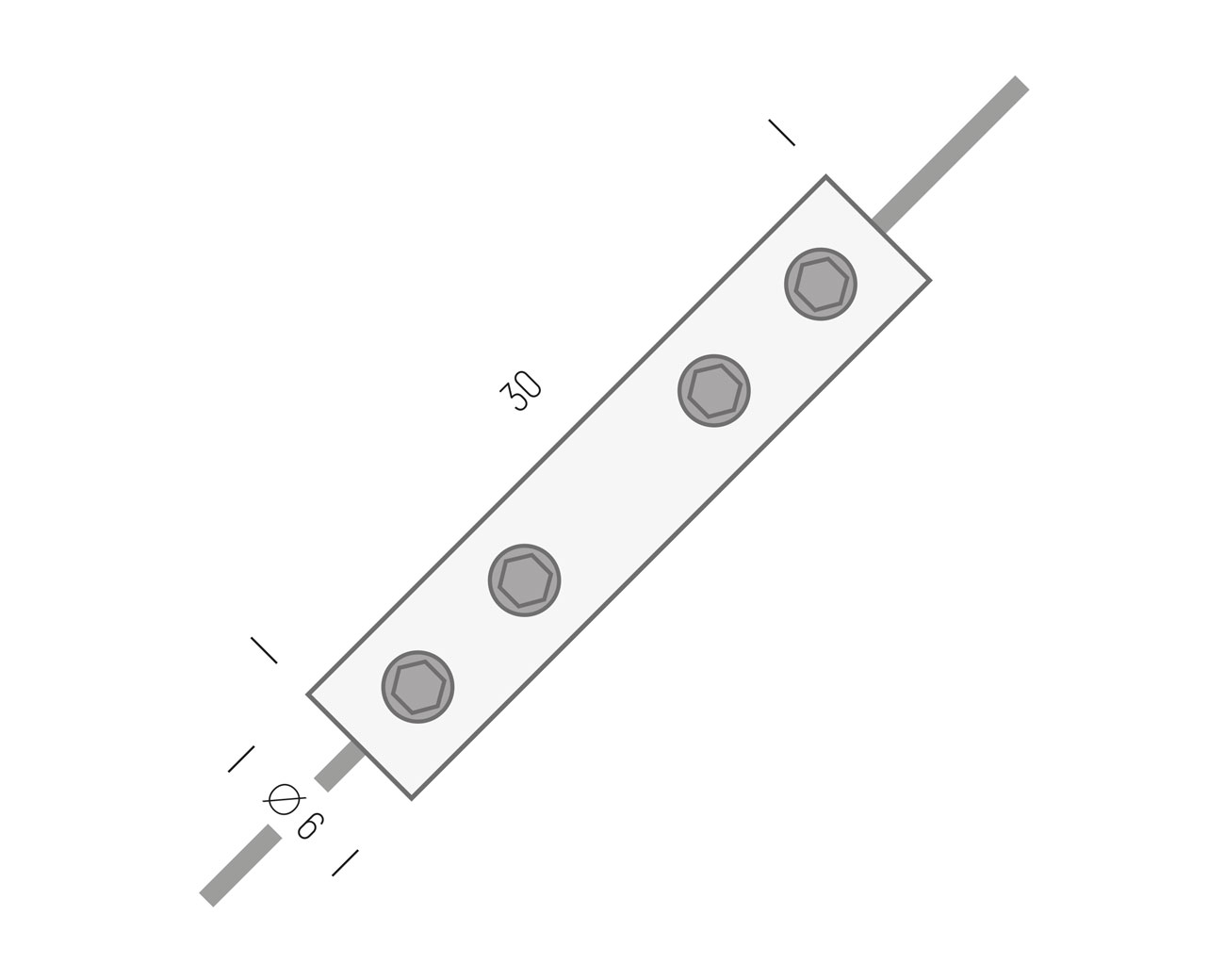 Seilverbinder iNOX seilv.6