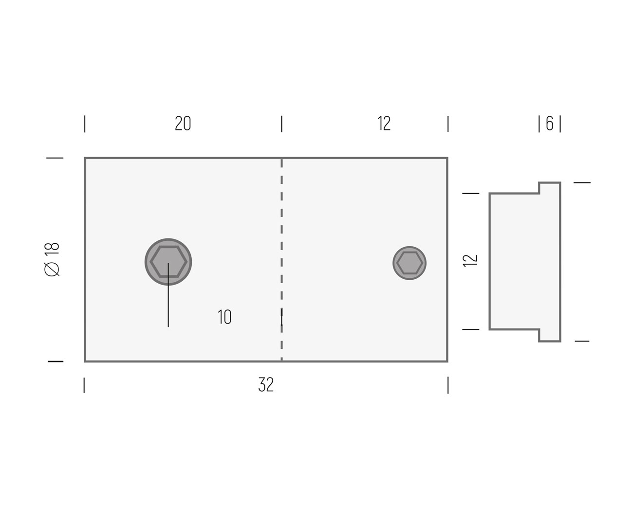 Fahnenhalter iNOX  f2