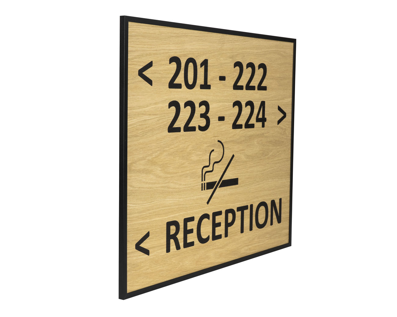 Infoschild H12 WOOD.eiche