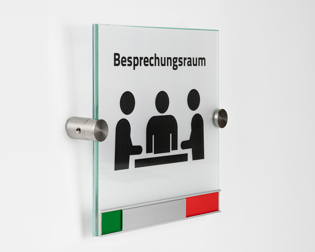 Türschild FREI/BESETZT  INOXO.in