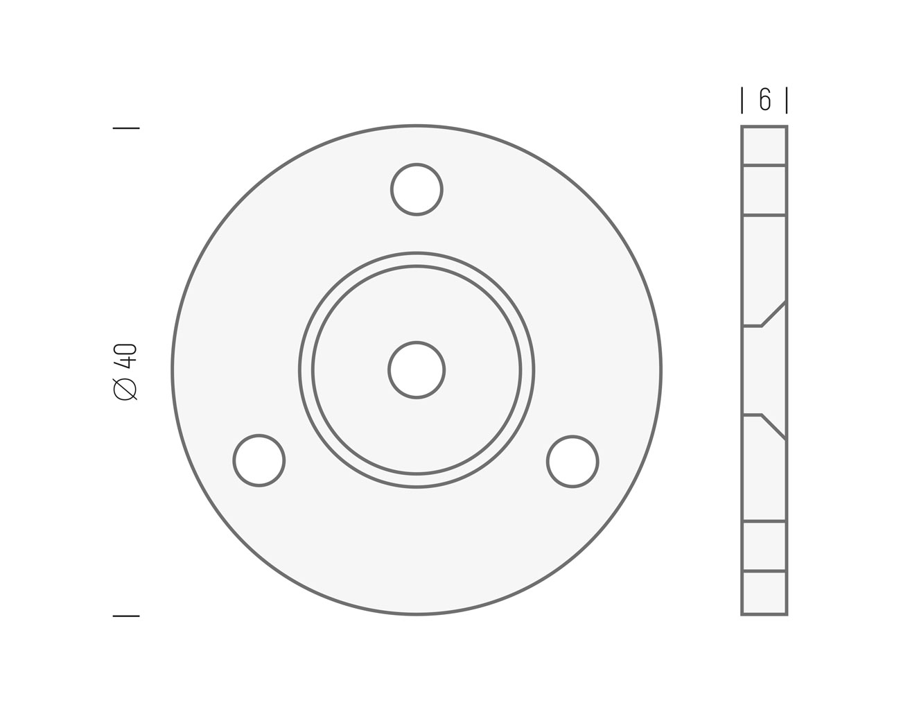 Stabilisierungsteller iNOX z40.6