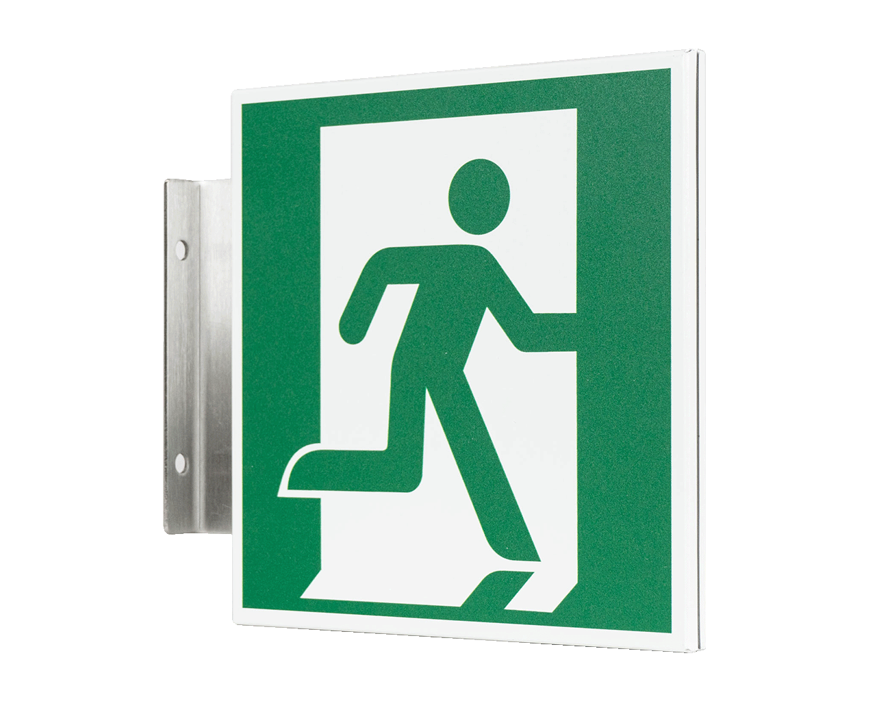 Fahnenschild beids. ISO 7010 ALU.direkt4