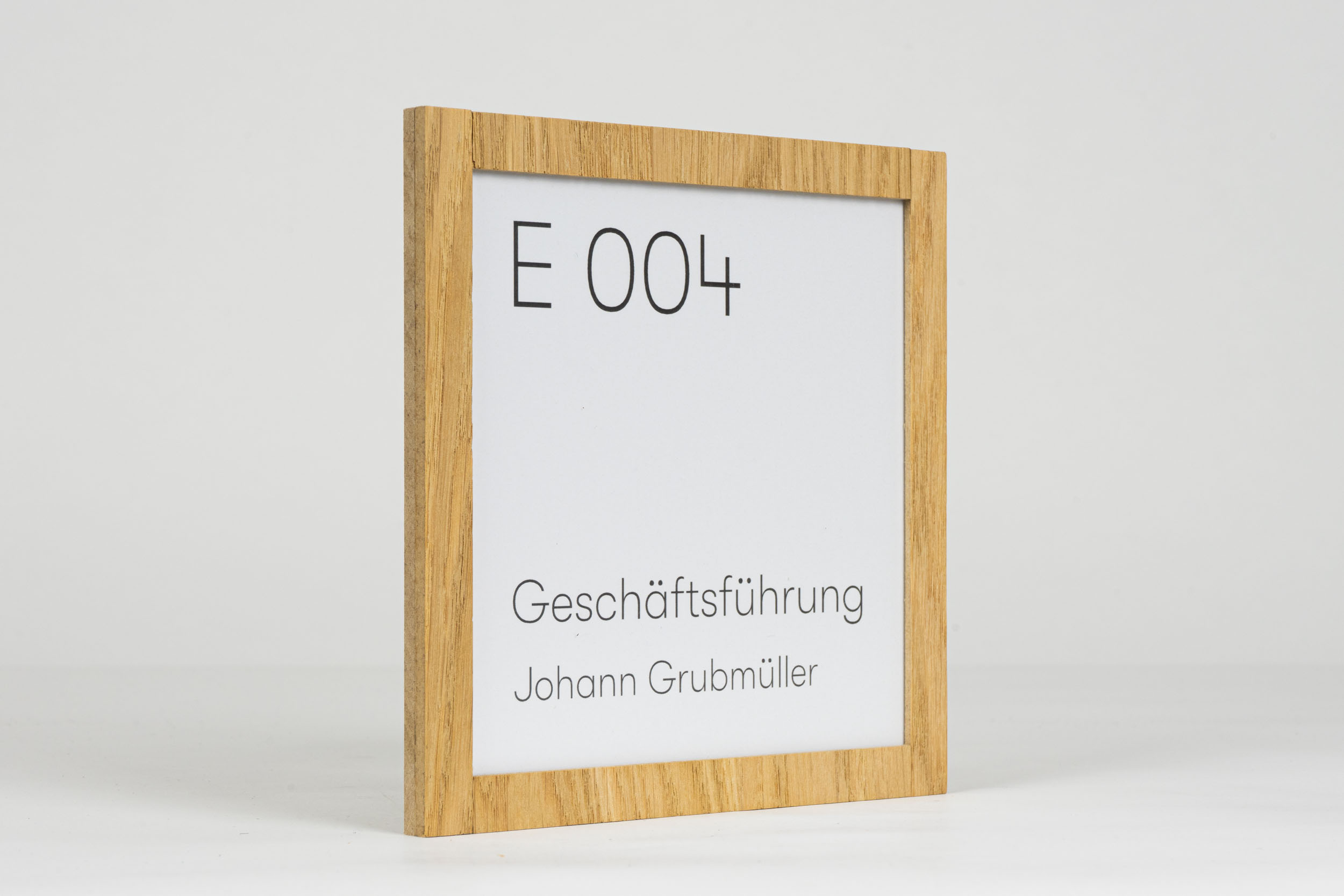 Türschild WOOD.eiche Einschub