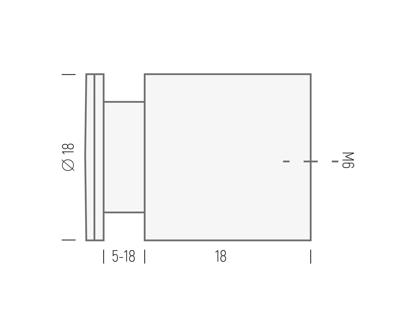 Wandhalter iNOX  li18.18