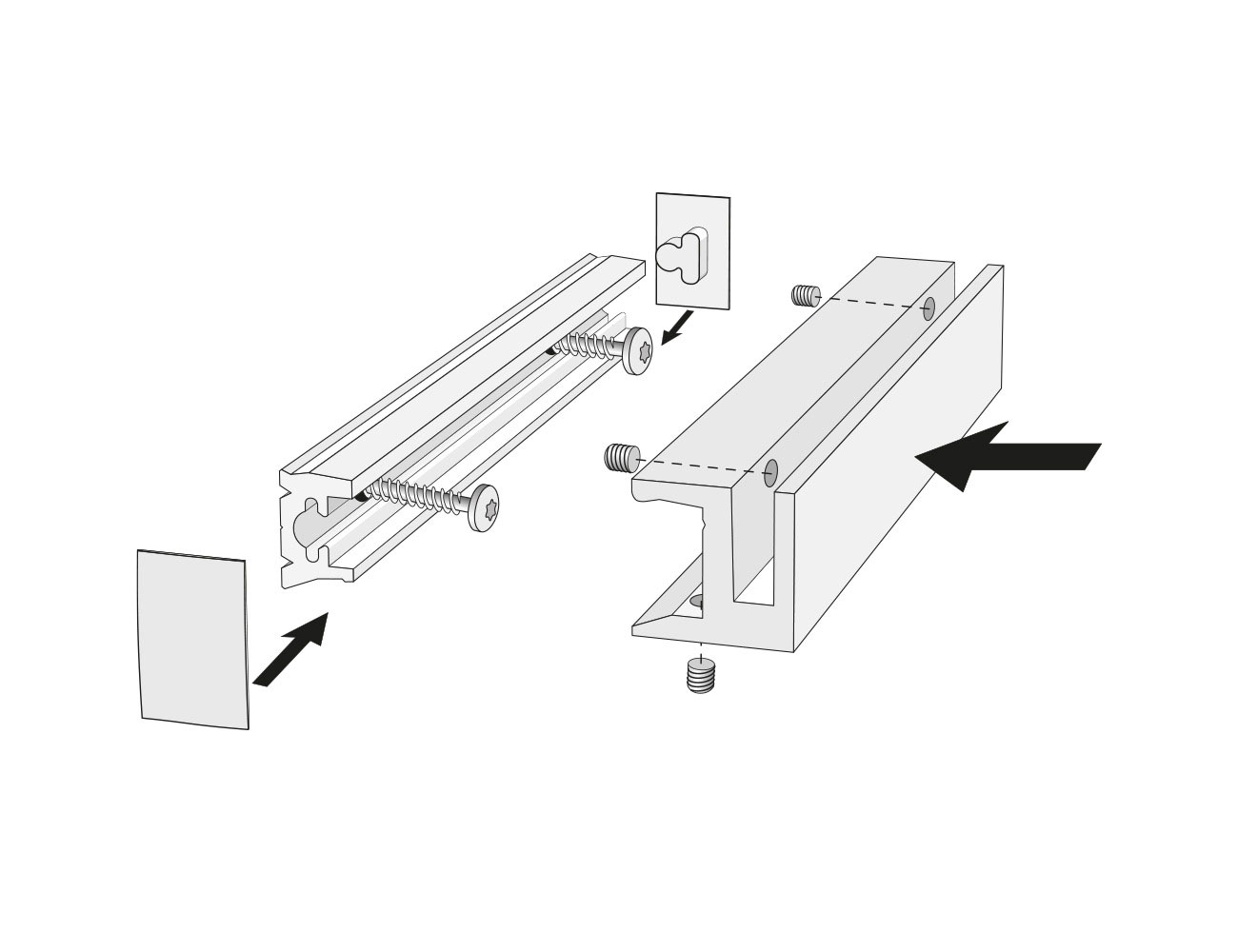 Infoschild KRISTALLINO.kurz - Montage