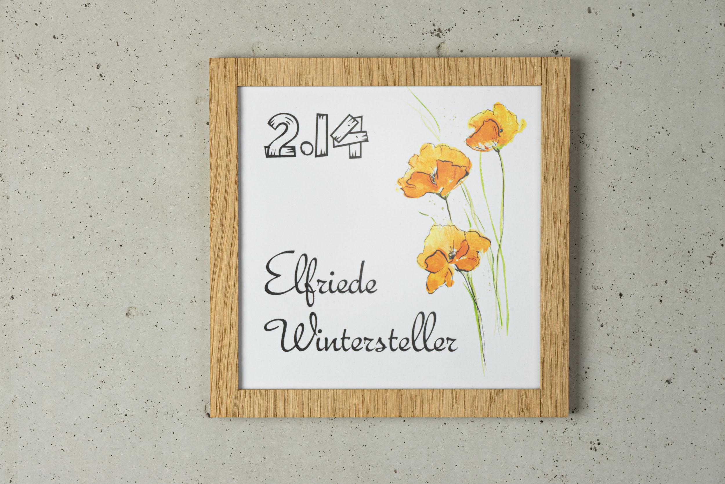 Türschild WOOD.eiche Einschub