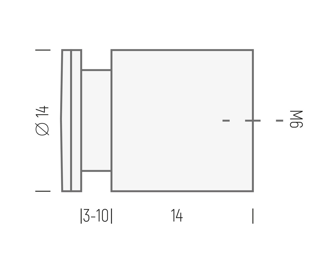 Wandhalter iNOX  li14.14