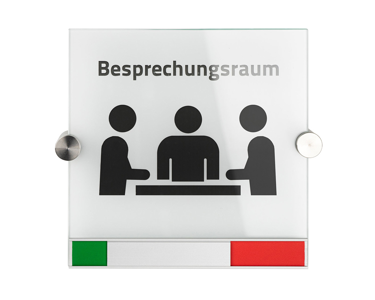 Türschild FREI/BESETZT  INOXO.in