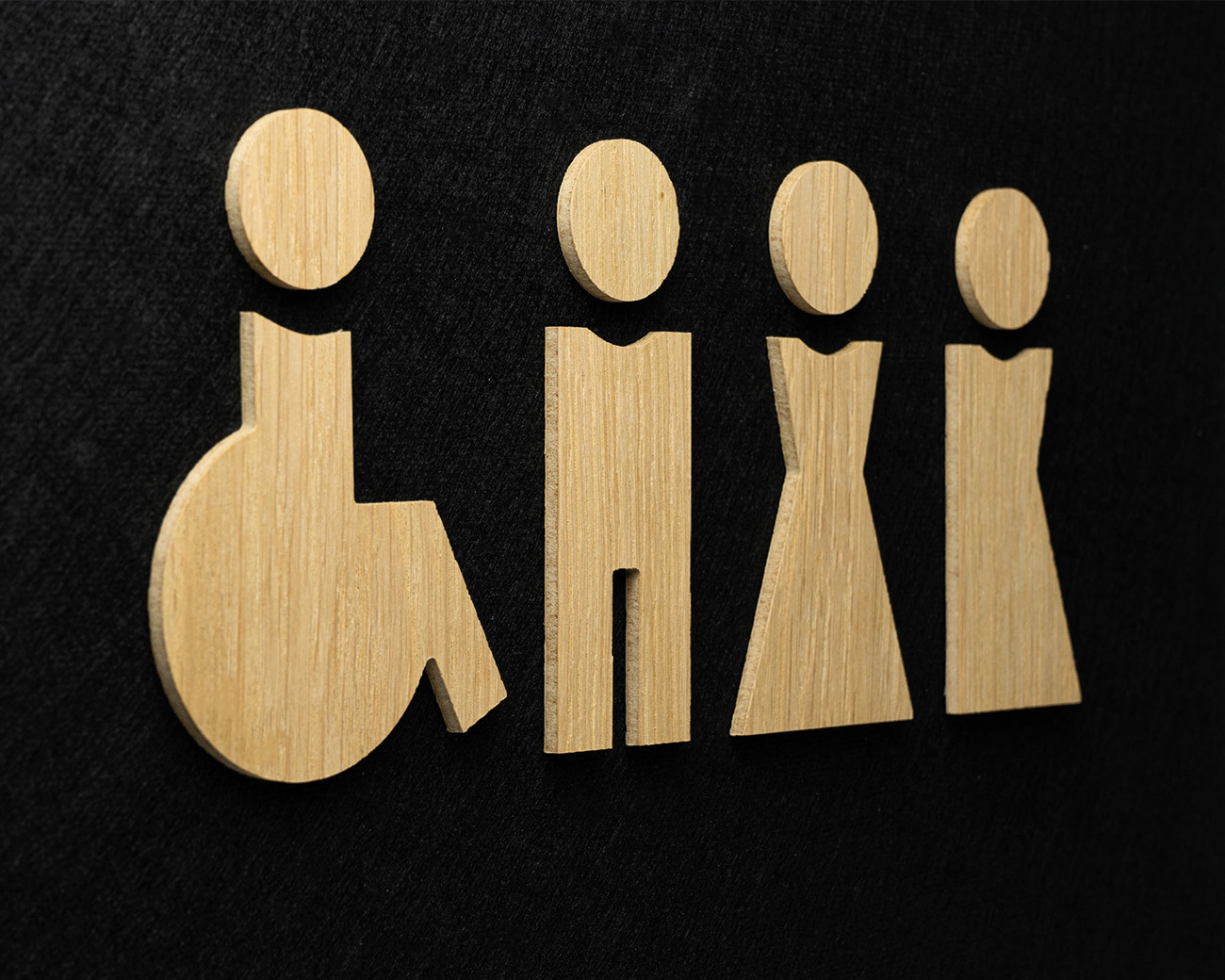 Piktogramm gefräst WOOD.eiche