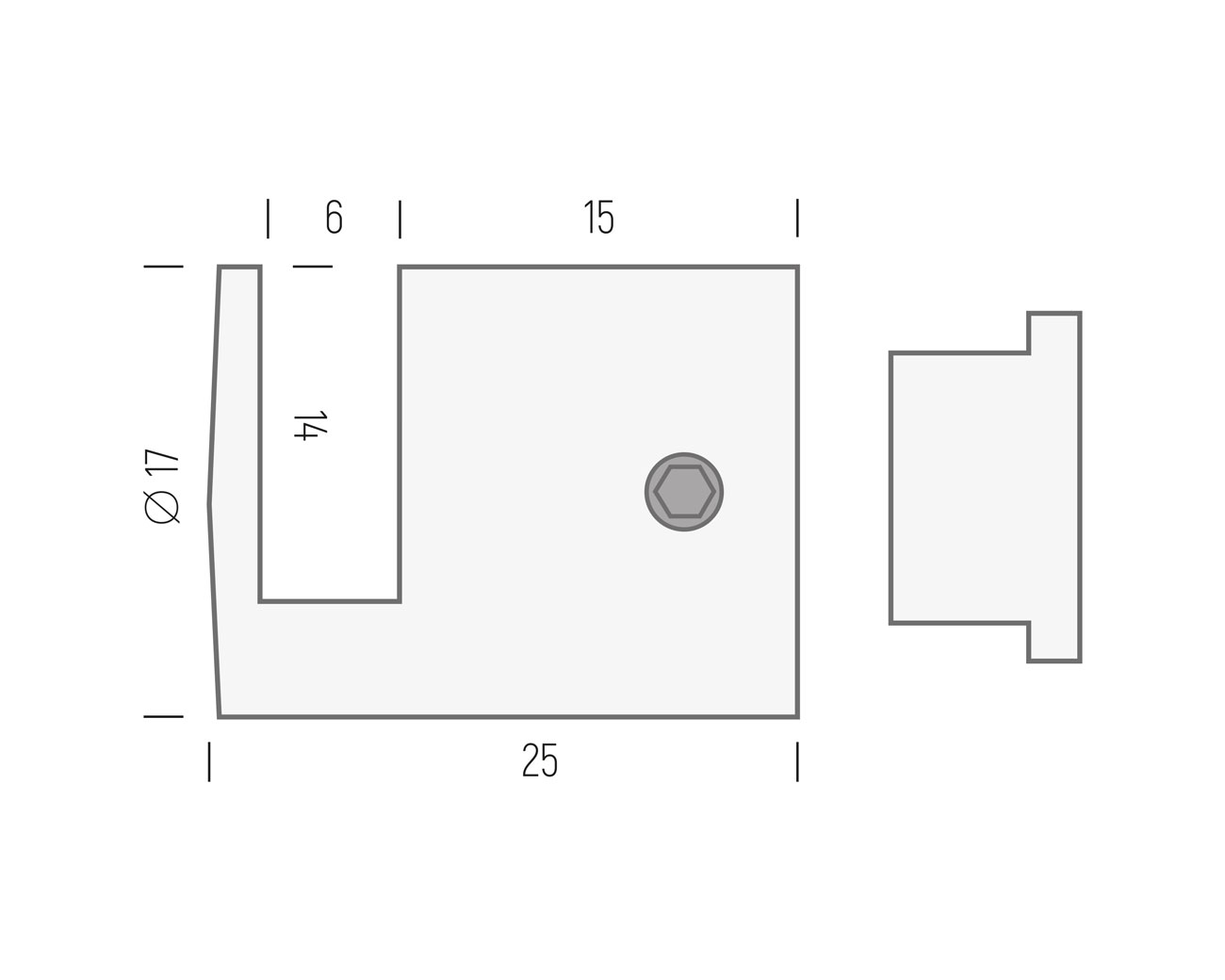 Wandhalter iNOX  ow17